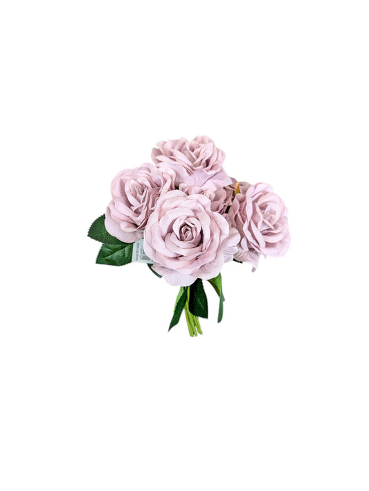 Rose Bouquet Lav 11 inches x 7 heads